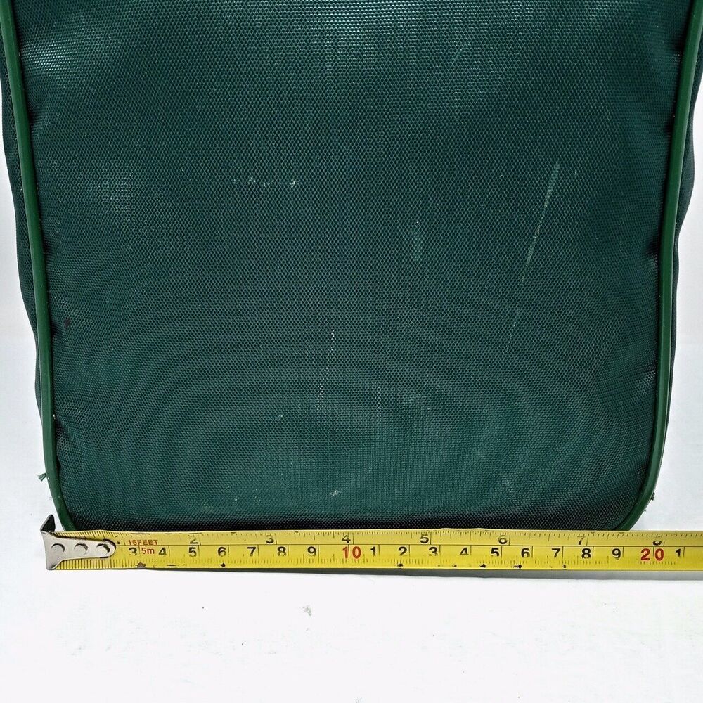 *READ* Vintage Oldsmobile Green Crossbody Side Shoulder Strap Travel Bag - Picture 13 of 16